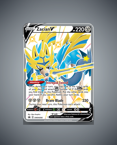 Collector’s Guide: Zacian V (SWSH Black Star Promos #SWSH292)