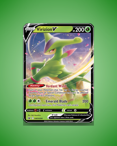 Collector’s Guide: Virizion V (SWSH Black Star Promos #SWSH295)