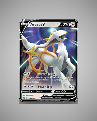 Collector’s Guide: Arceus V (SWSH Black Star Promos #SWSH306)