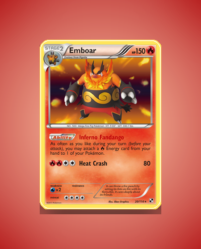Collector’s Guide: Emboar (Black White #20)