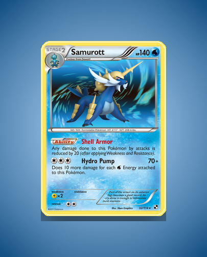 Collector’s Guide: Samurott (Black White #32)