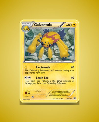 Collector’s Guide: Galvantula (Black White #46)