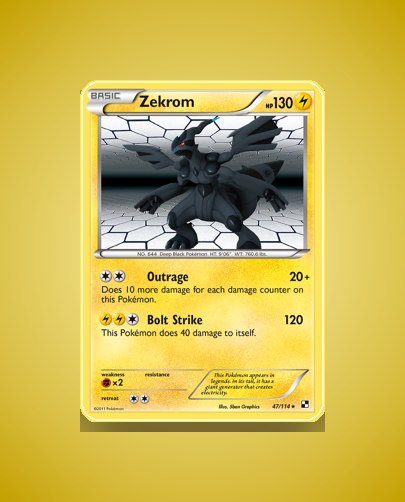 Collector’s Guide: Zekrom (Black White #47)