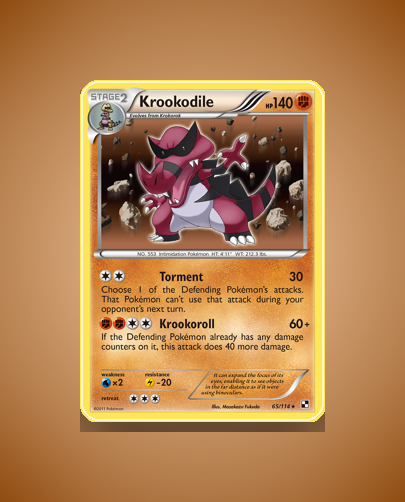Collector’s Guide: Krookodile (Black White #65)