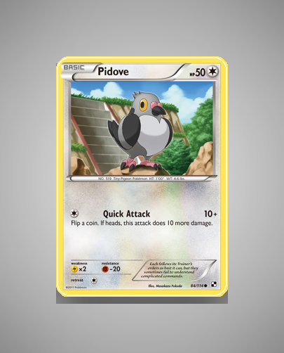 Collector’s Guide: Pidove (Black White #84)