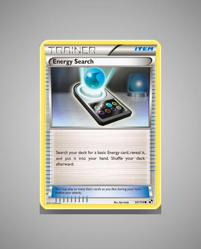 Collector’s Guide: Energy Search (Black White #93)