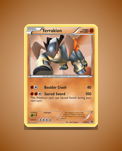 Collector’s Guide: Terrakion (Emerging Powers #63)