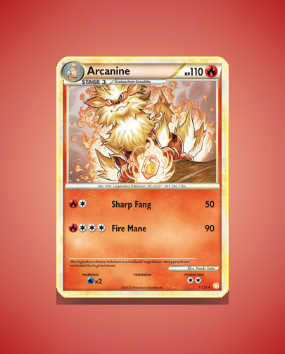 Collector’s Guide: Arcanine (HeartGold SoulSilver #1)