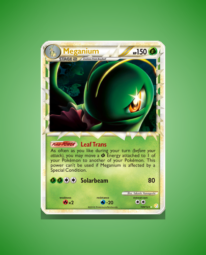 Collector’s Guide: Meganium (HeartGold SoulSilver #109)