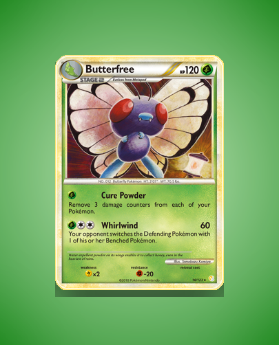 Collector’s Guide: Butterfree (HeartGold SoulSilver #16)