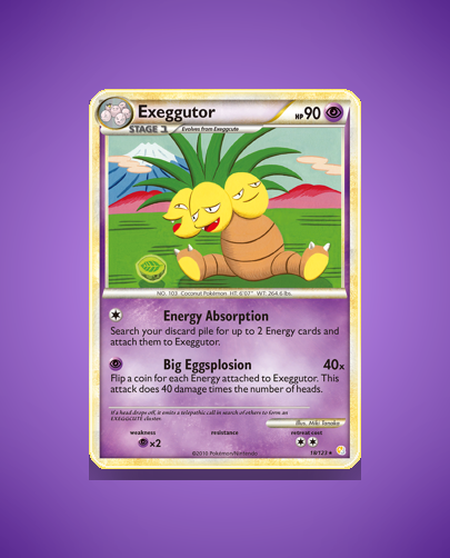 Collector’s Guide: Exeggutor (HeartGold SoulSilver #18)