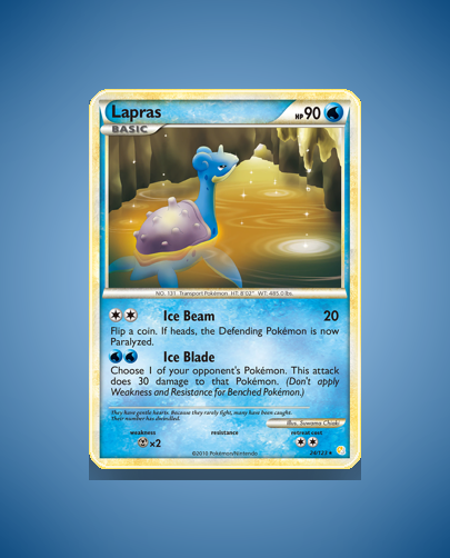 Collector’s Guide: Lapras (HeartGold SoulSilver #24)