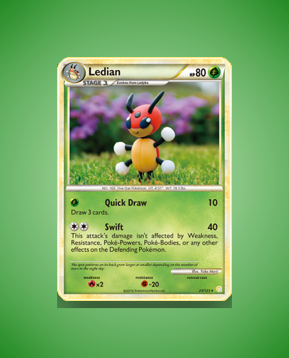 Collector’s Guide: Ledian (HeartGold SoulSilver #25)
