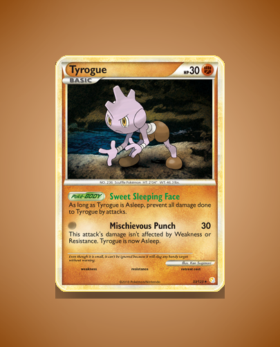 Collector’s Guide: Tyrogue (HeartGold SoulSilver #33)