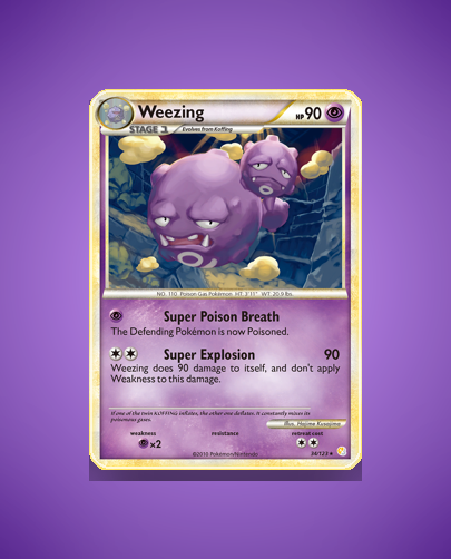 Collector’s Guide: Weezing (HeartGold SoulSilver #34)