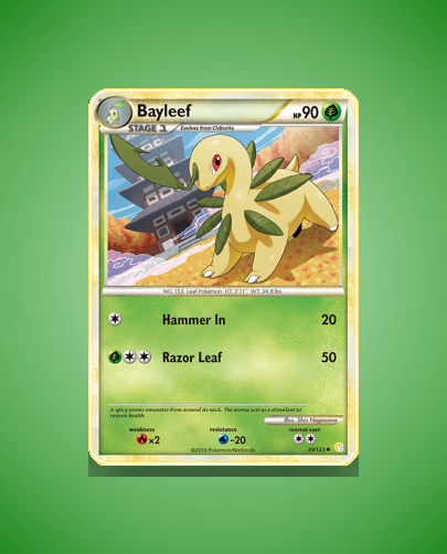 Collector’s Guide: Bayleef (HeartGold SoulSilver #35)