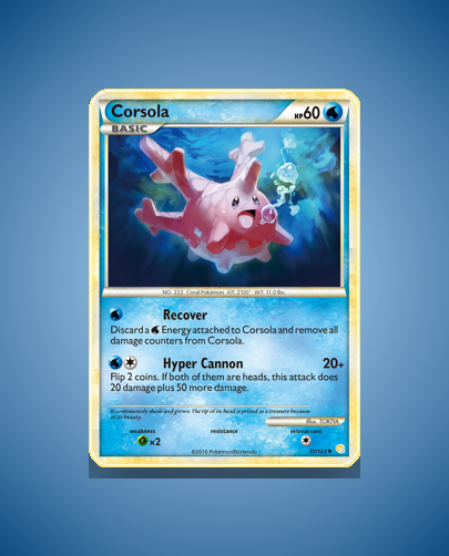 Collector’s Guide: Corsola (HeartGold SoulSilver #37)