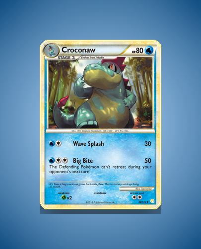 Collector’s Guide: Croconaw (HeartGold SoulSilver #38)