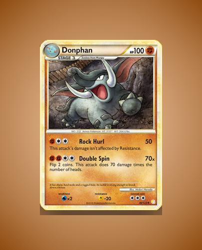 Collector’s Guide: Donphan (HeartGold SoulSilver #40)