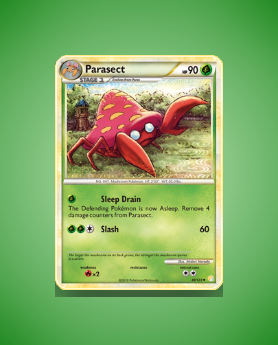Collector’s Guide: Parasect (HeartGold SoulSilver #48)