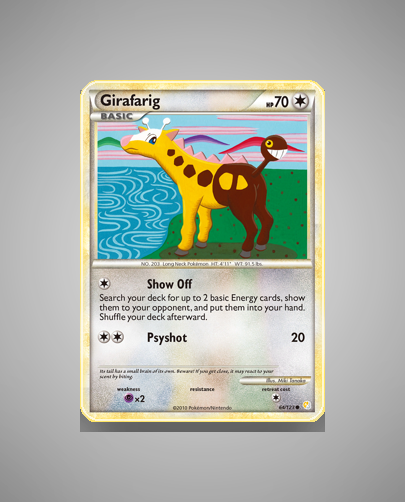 Collector’s Guide: Girafarig (HeartGold SoulSilver #64)