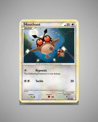 Collector’s Guide: Hoothoot (HeartGold SoulSilver #66)