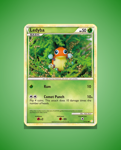 Collector’s Guide: Ledyba (HeartGold SoulSilver #71)