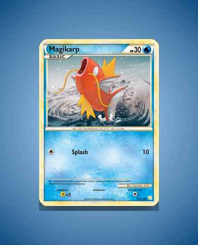 Collector’s Guide: Magikarp (HeartGold SoulSilver #72)