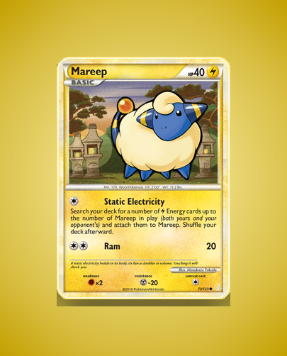 Collector’s Guide: Mareep (HeartGold SoulSilver #73)