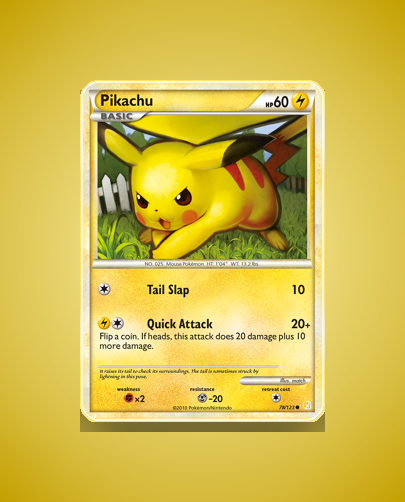 Collector’s Guide: Pikachu (HeartGold SoulSilver #78)