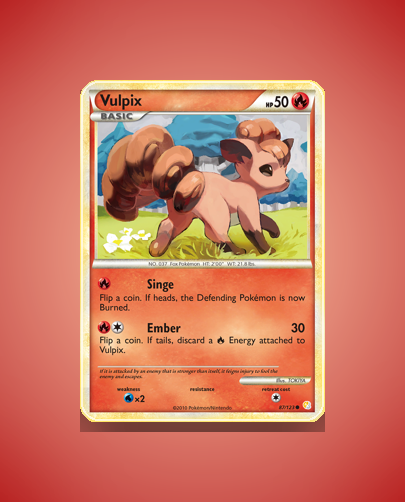 Collector’s Guide: Vulpix (HeartGold SoulSilver #87)