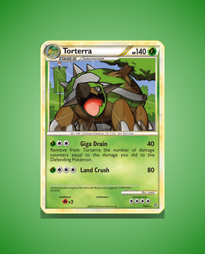 Collector’s Guide: Torterra (HS Unleashed #10)