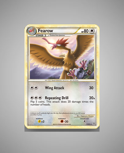 Collector’s Guide: Fearow (HS Unleashed #15)