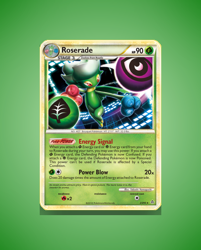 Collector’s Guide: Roserade (HS Unleashed #23)