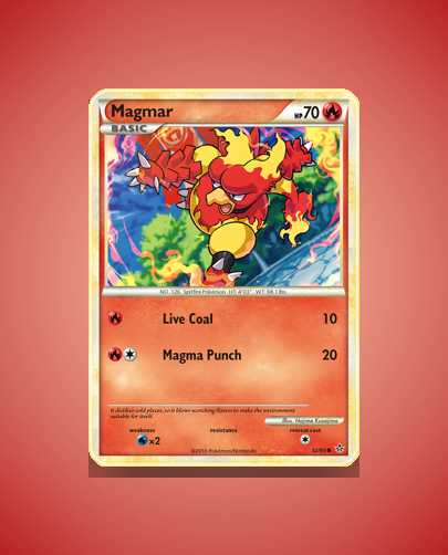 Collector’s Guide: Magmar (HS Unleashed #52)