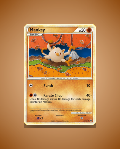 Collector’s Guide: Mankey (HS Unleashed #53)
