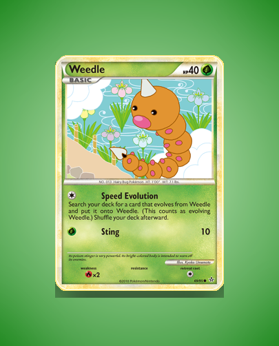 Collector’s Guide: Weedle (HS Unleashed #69)