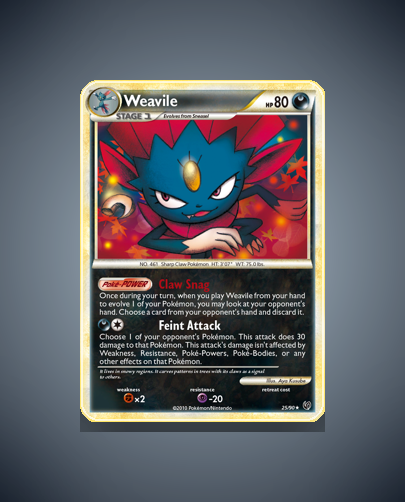 Collector’s Guide: Weavile (HS Undaunted #25)