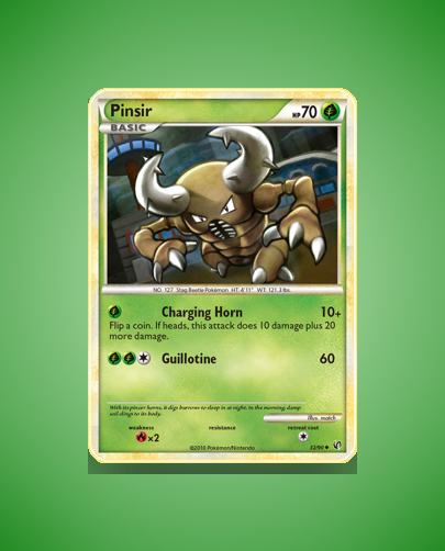 Collector’s Guide: Pinsir (HS Undaunted #32)
