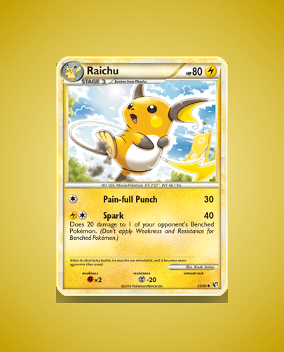 Collector’s Guide: Raichu (HS Undaunted #33)