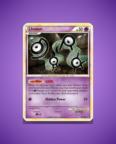 Collector’s Guide: Unown (HS Undaunted #40)