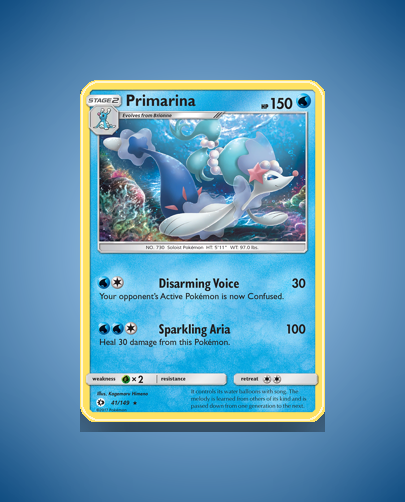 Collector’s Guide: Primarina (Sun Moon #41)