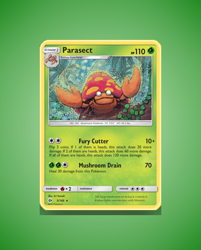 Collector’s Guide: Parasect (Sun Moon #5)