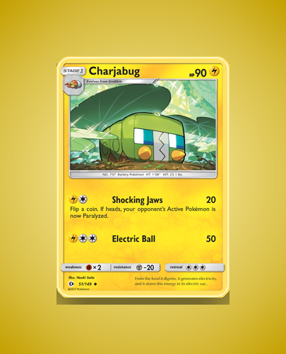 Collector’s Guide: Charjabug (Sun Moon #51)