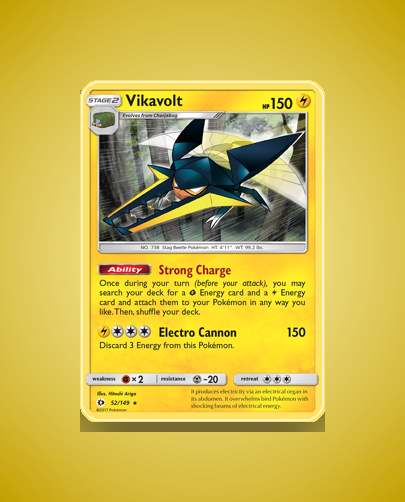 Collector’s Guide: Vikavolt (Sun Moon #52)