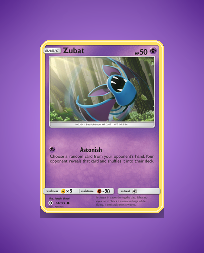 Collector’s Guide: Zubat (Sun Moon #54)