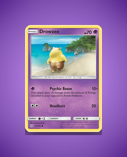 Collector’s Guide: Drowzee (Sun Moon #59)