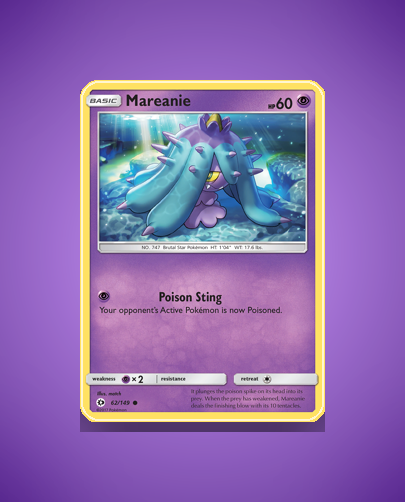 Collector’s Guide: Mareanie (Sun Moon #62)