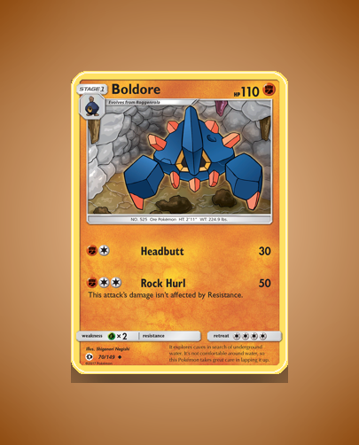 Collector’s Guide: Boldore (Sun Moon #70)