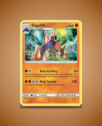 Collector’s Guide: Gigalith (Sun Moon #71)